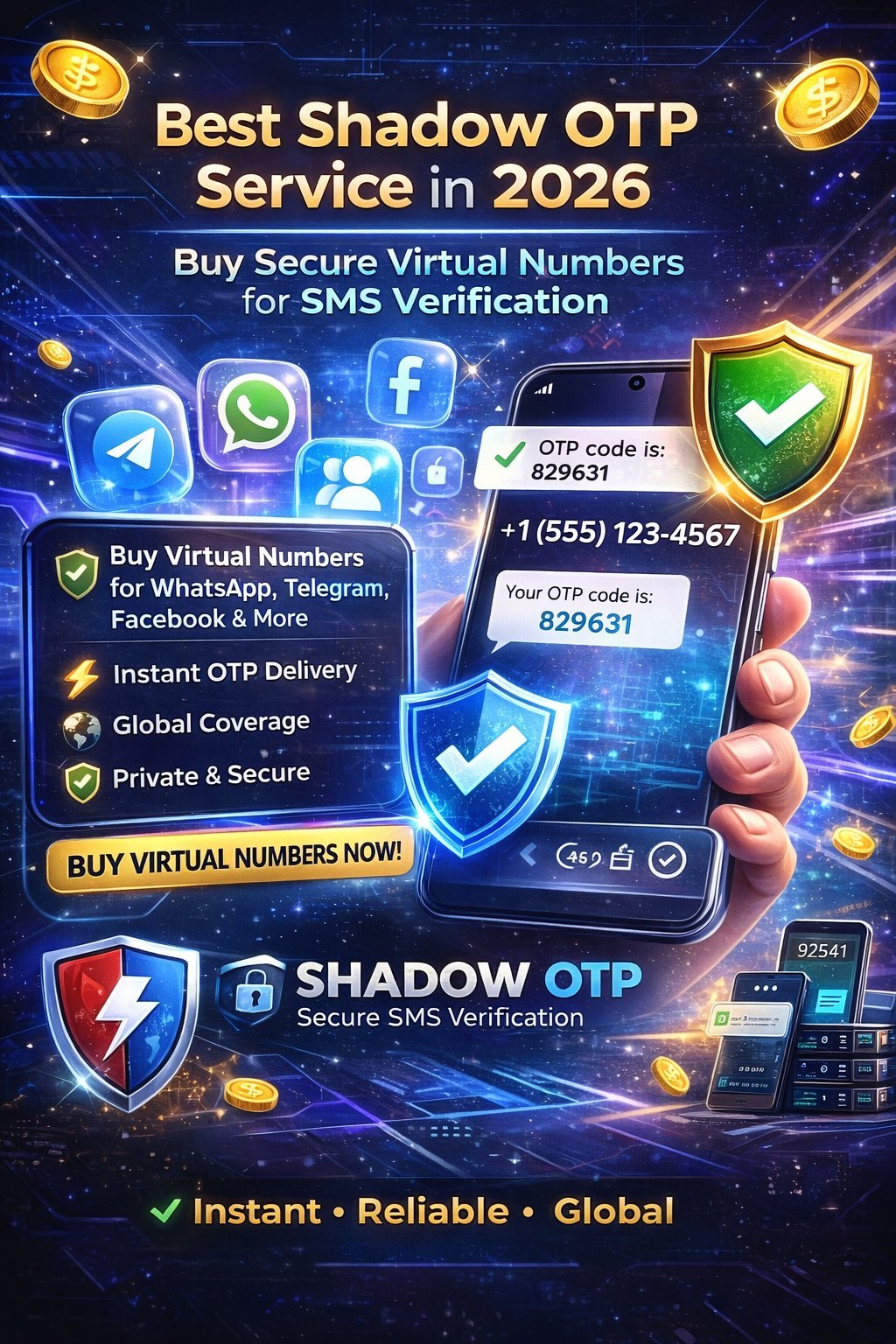 Best Shadow OTP Service in 2026 – Buy Secure Virtual Numbers for SMS Verification - Shadow OTP Blog